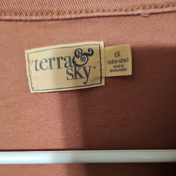 Terra & Sky Women's Terracotta Utility Jacket - Picture 2 of 6